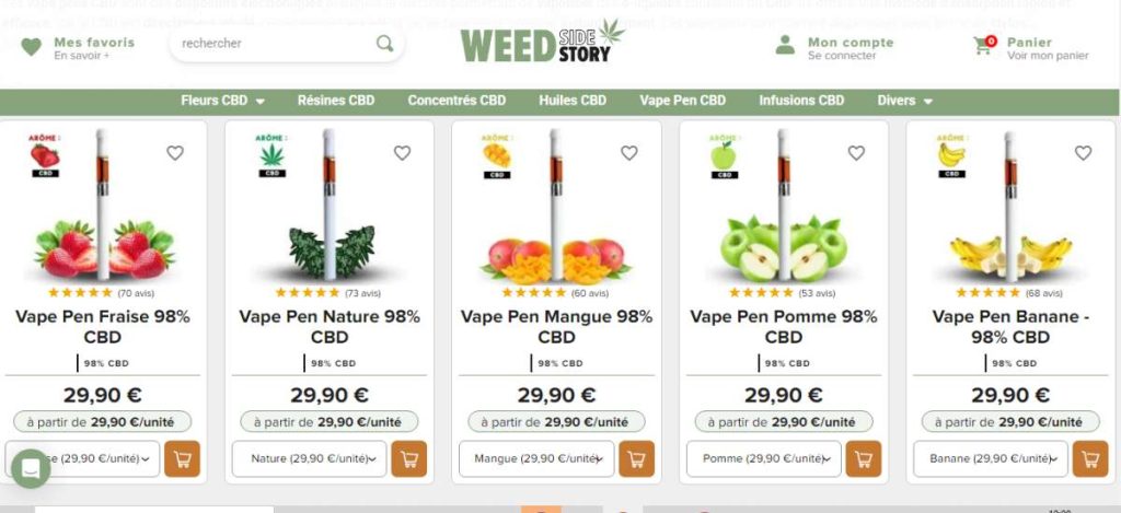 Vape pen de Weed Side Story